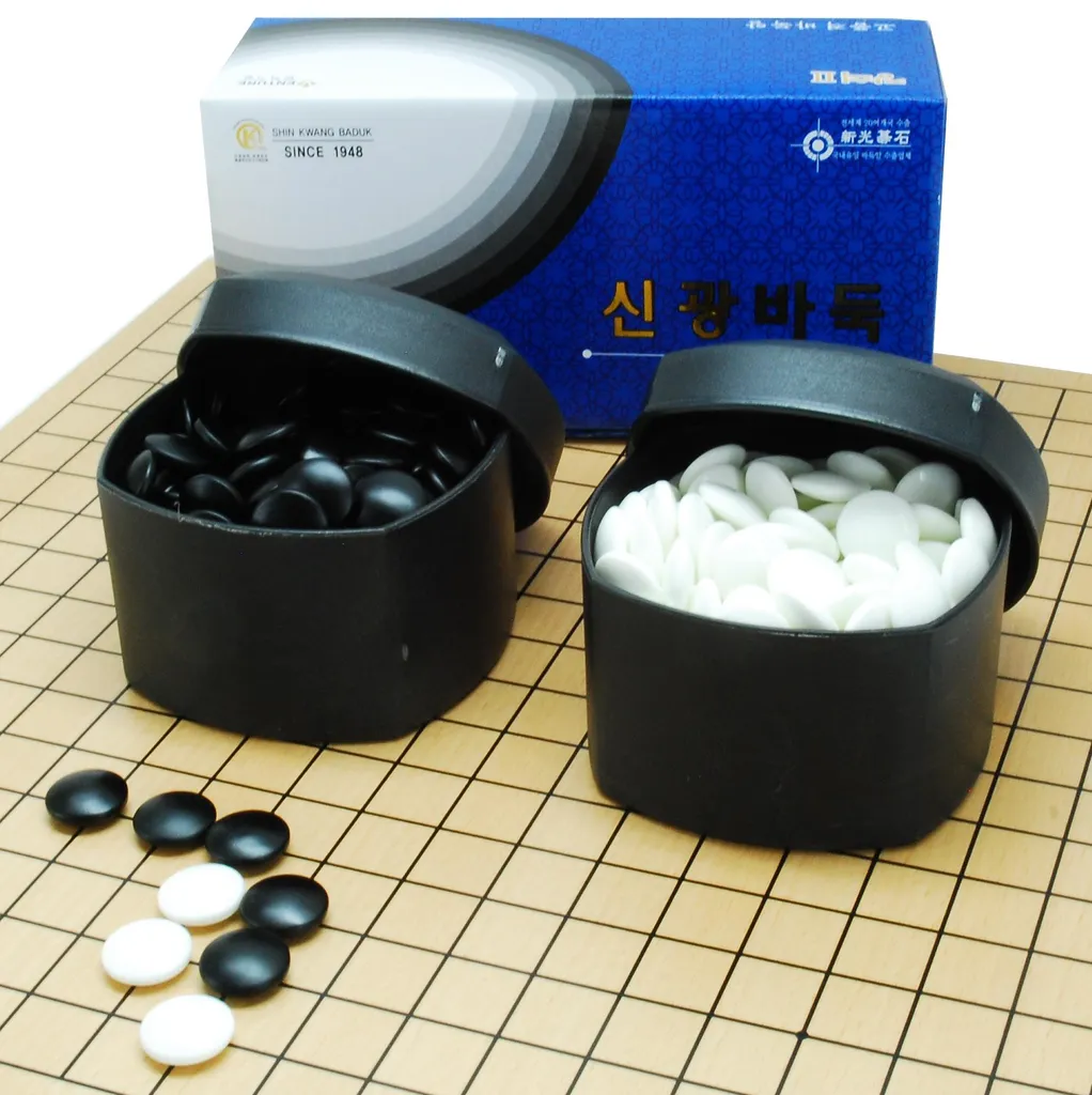 Jeu de go HOT Games avec 360 pierres en verre de 22x8 mm pour club