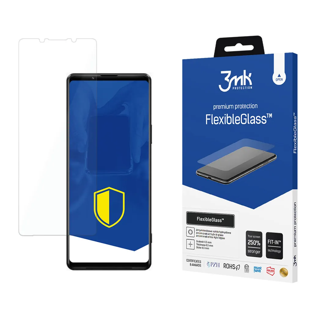 Vetro Flessibile 3mk per Sony Xperia 1 III 5G - Protezione Schermo 7H