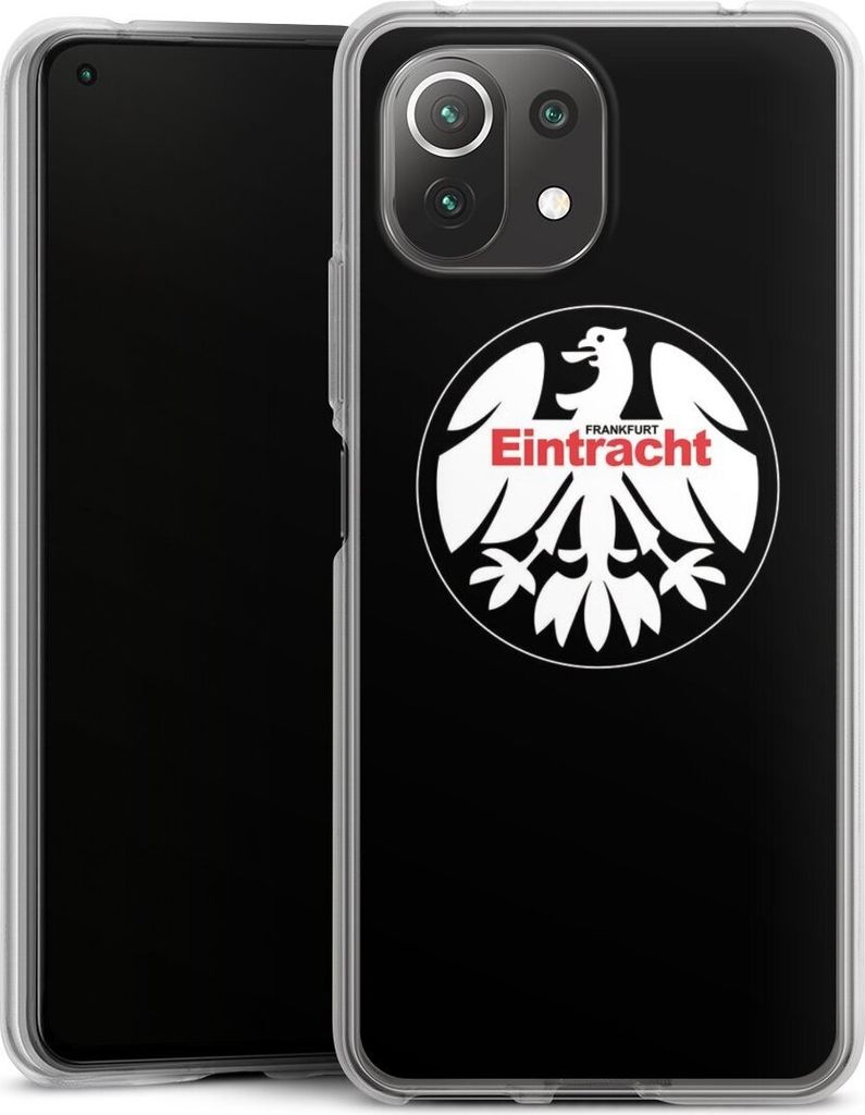DeinDesign Handyhülle für Xiaomi Mi 11 Lite Silikon Hülle Case Smartphone Schutzhülle Eintracht Frankfurt Offizielles Lizenzprodukt SGE