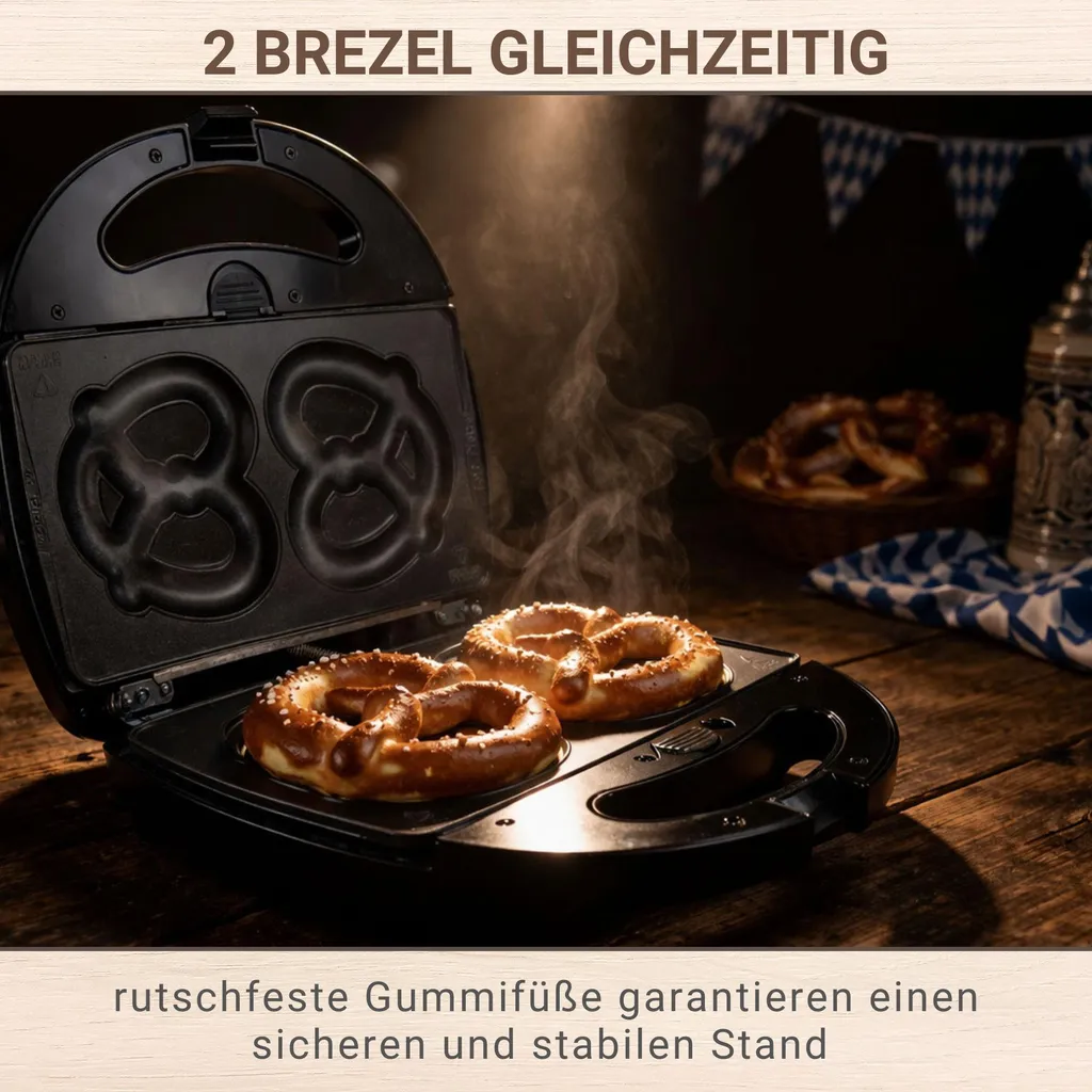 Machine à bretzels Syntrox Chefmaker pour apéritifs maison