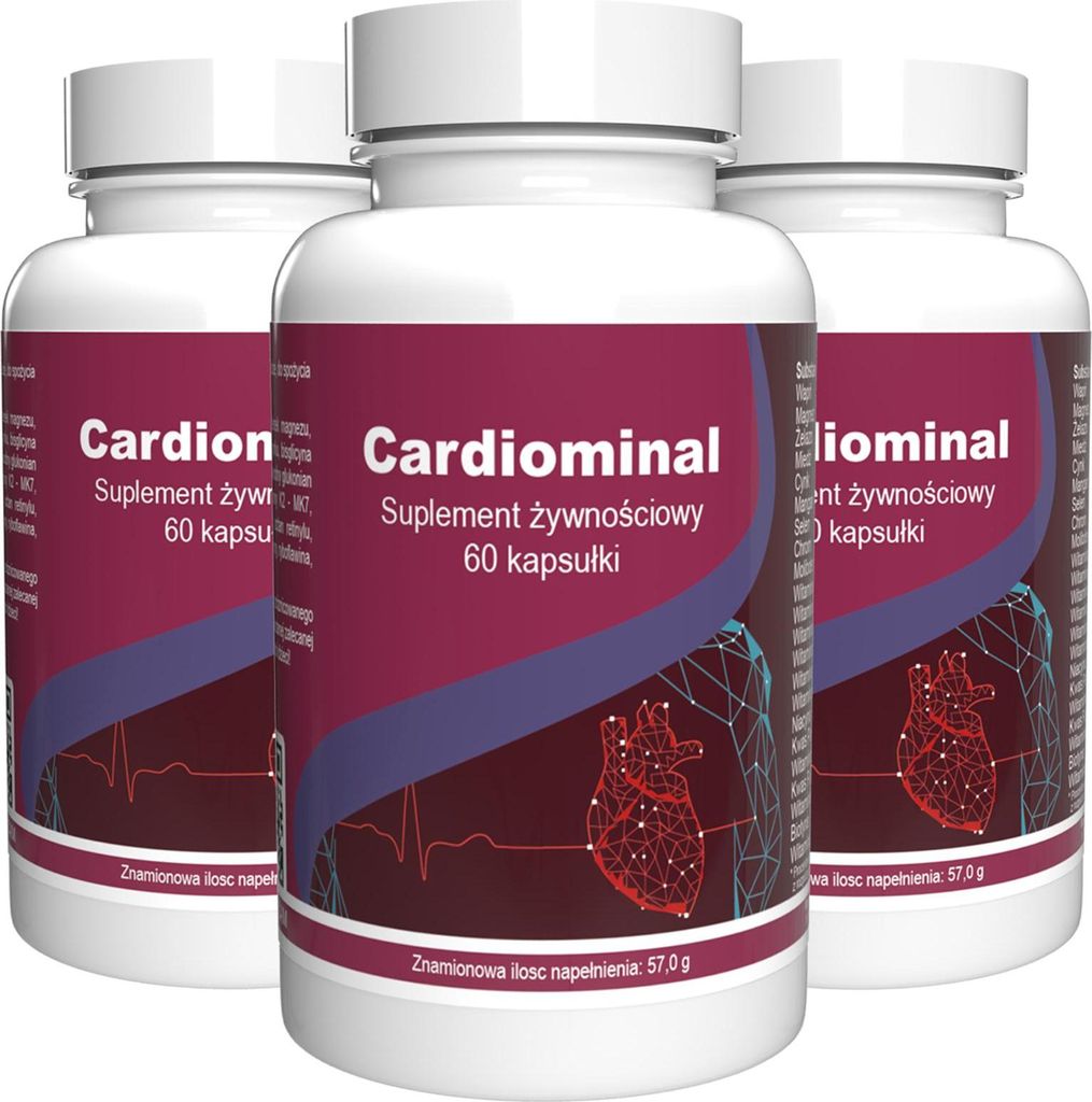 Cardiominal - 180 Kapseln (3x 60 Kapseln) - 3er Pack Produktbild 