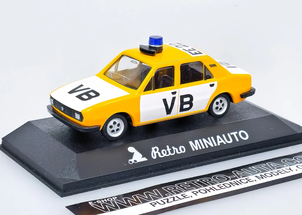 Véhicule de Collection Retro MINIAUTO 1 Sécurité Publique KADEN 1:40