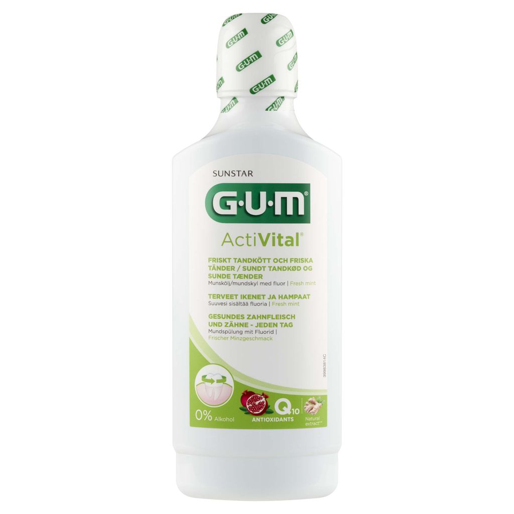 GUM Activital mondwater, 500 ml Productafbeelding 