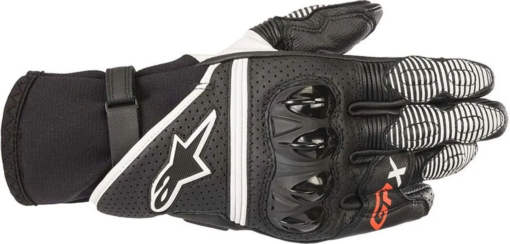 Gants Alpinestars GP X V2 Noir Blanc 2XL - Finie la Fatigue des Mains