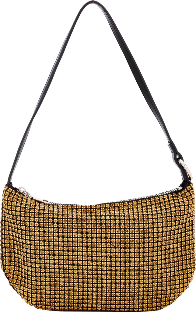 FELIPA Borsa a Mano Donna Oro | Clutch Elegante per Cerimonie e Party