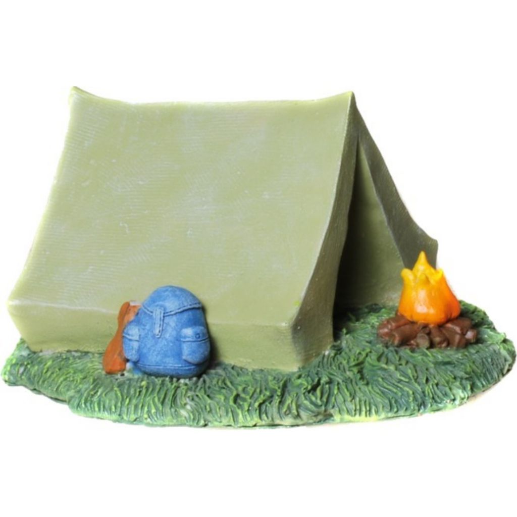 Funny Spardose - "Grünes Zelt" mit Schraubverschluss