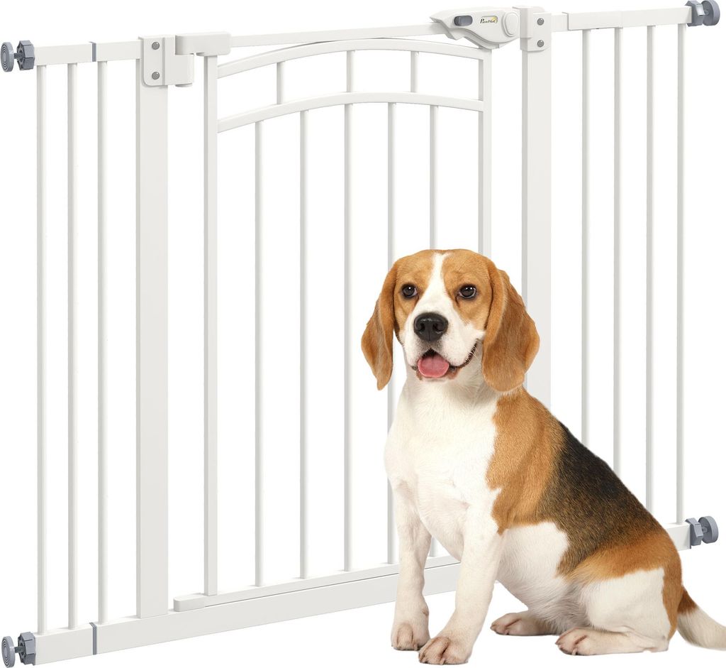 Bramka schodowa dla psa PawHut Stair Gate z dwoma Zdjęcie produktu 