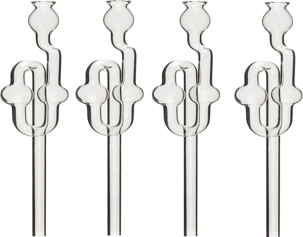 Glas-Gärröhrchen 4er Set Ø 8,5mm (19cm) - Gärspund und Produktbild 