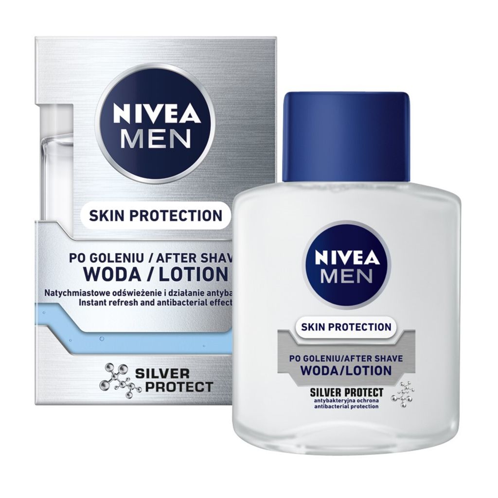 Nivea Männer Aftershave Hautschutz Silver Protect, 100ml Produktbild 