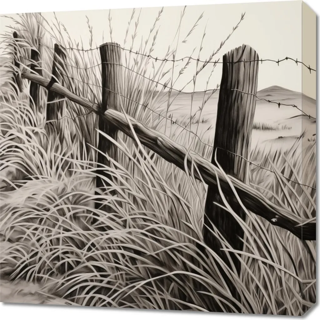 Quadro Moderno Paesaggio 60x60 cm - Decorazione Parete Stile Country