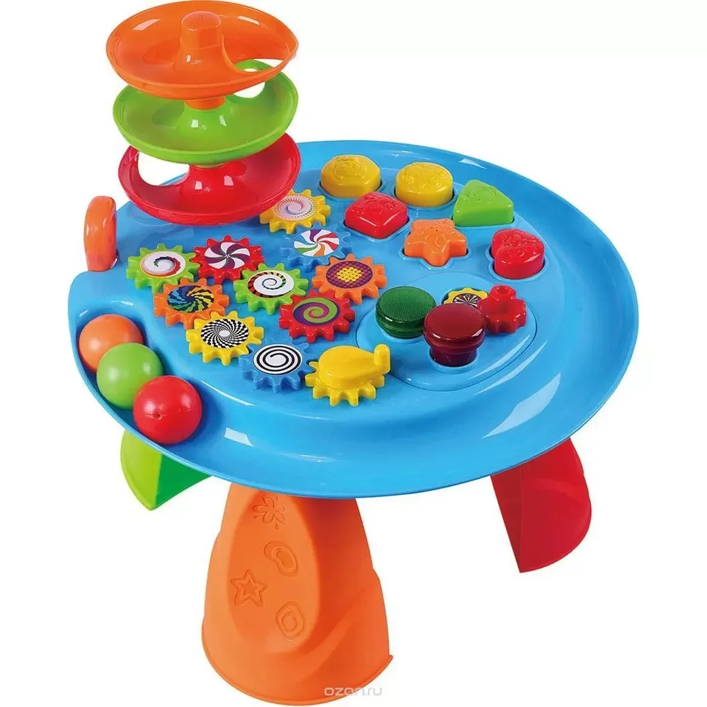 Table d'éveil interactive PLAYGO : engrenages rotatifs et motricité - 2