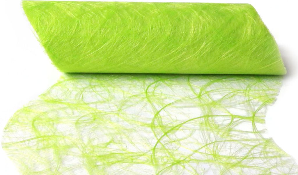 DecoHomeTextil Sizoweb Wave Tischläufer Tischband The Original from Holland Nachbildungation Nachbildung Kiwi 30 cm x 2500 cm