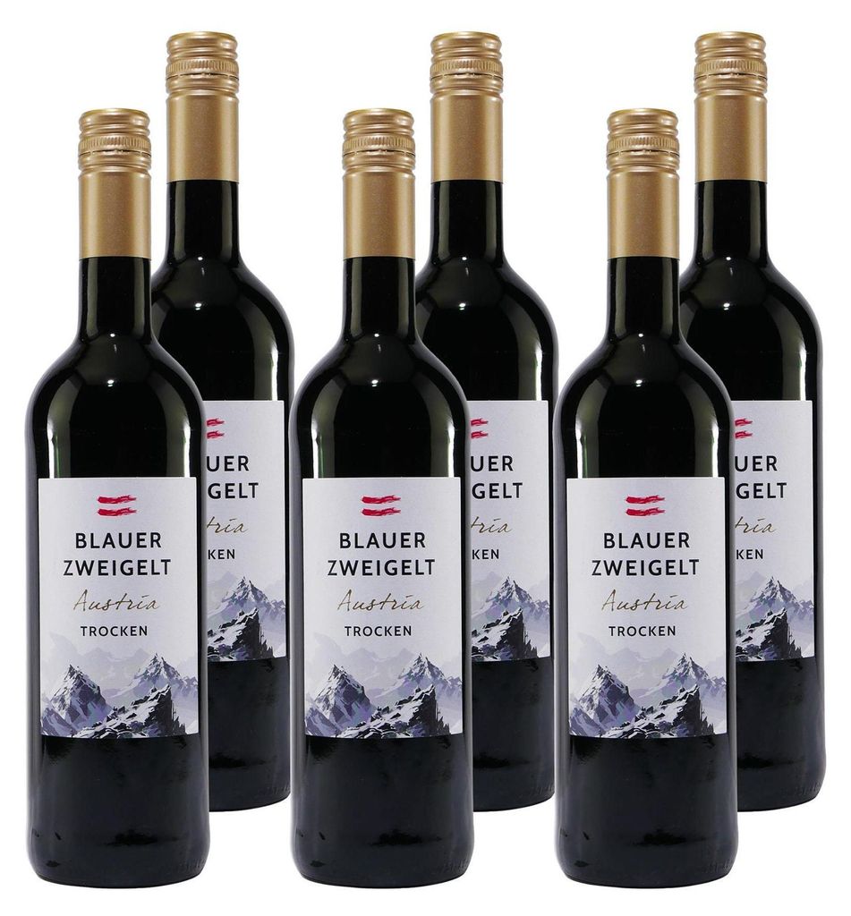 Mertes Blauer Zweigelt Austria -trocken- (6 x 0,75L) Produktbild 