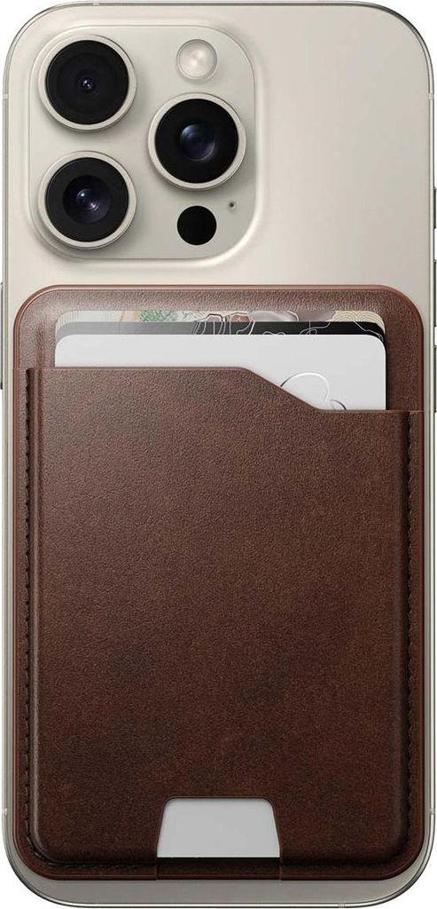 Portafoglio Nomad Mag in pelle con funzione Find My Immagine del prodotto 
