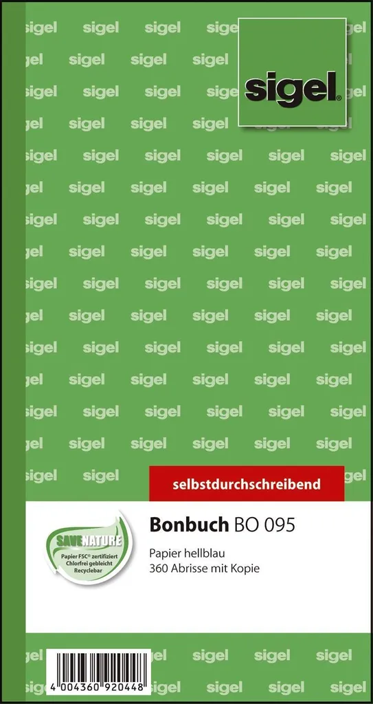 Organizzazione Ufficio: SIGEL BO095 Libro Ricevute Senza Numero 360