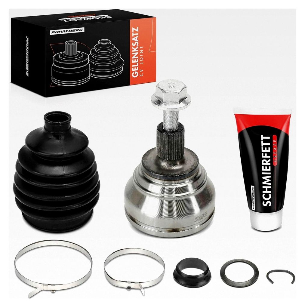 Gelenksatz Antriebswelle Vorne Links und Rechts kompatibel mit A3, TT, Altea, Leon, Octavia II, Golf V, Passat, Touran, Tiguan