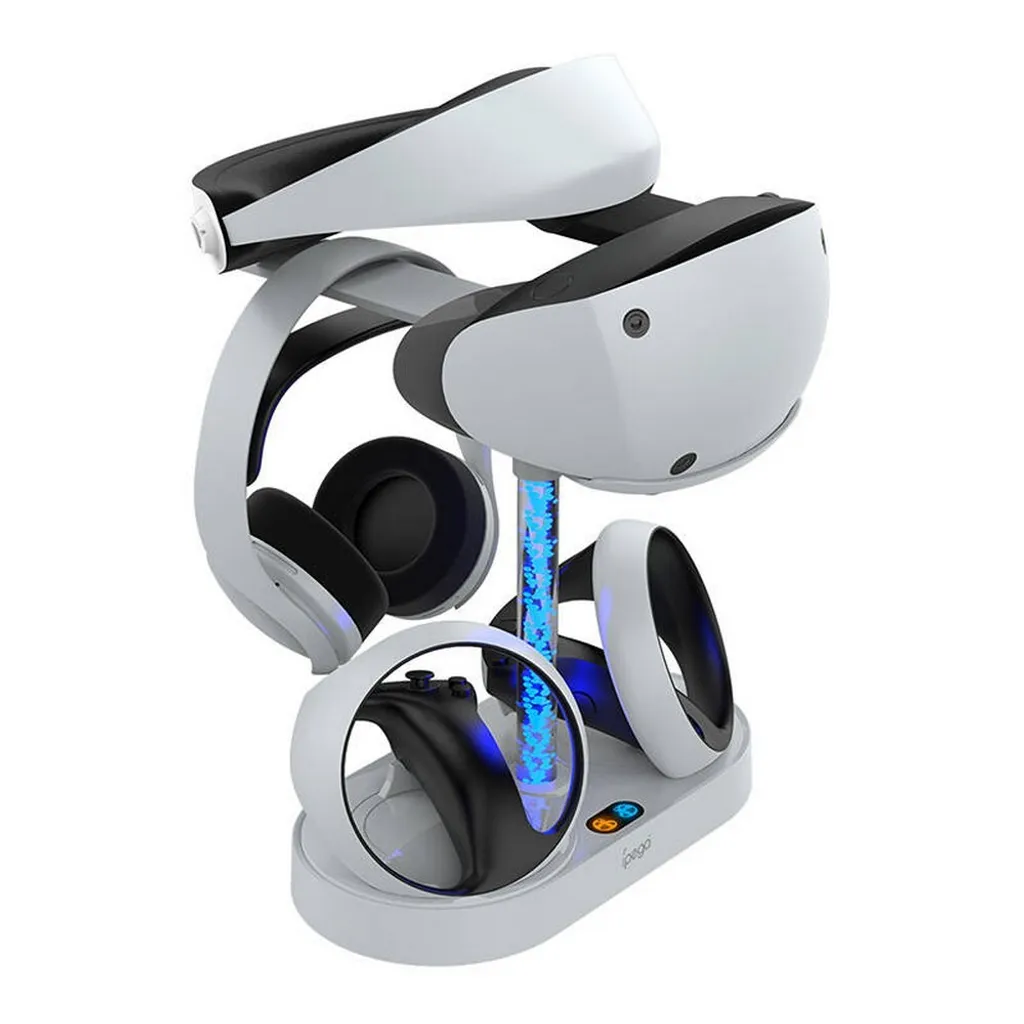 Station de Recharge Double pour Manettes PS VR2 - Support Blanc iPega