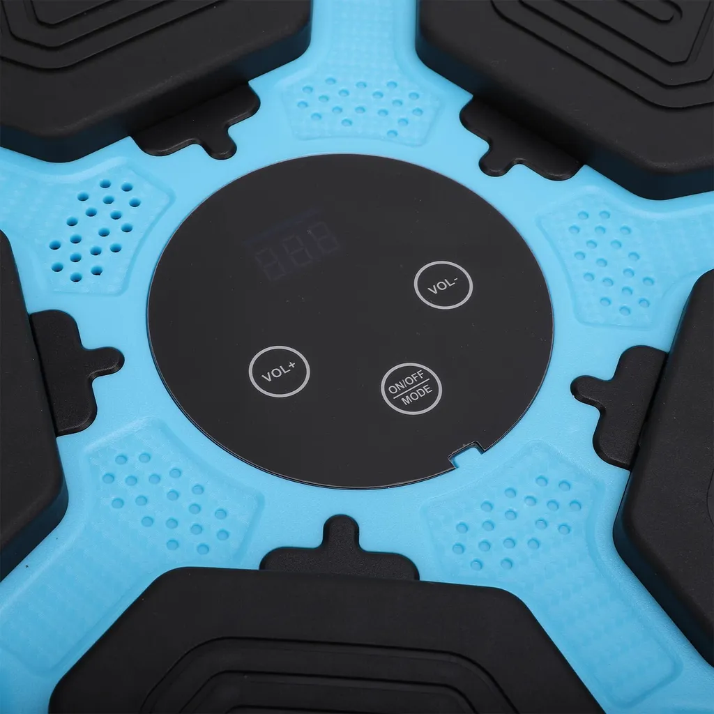 Cible de boxe musicale interactive connectée avec lumières LED pour enfant - 4