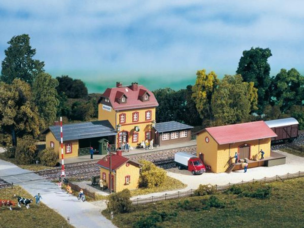 Auhagen 15102 H0 Startset Bahnhof Wachstädt Auslaufartikel 2022