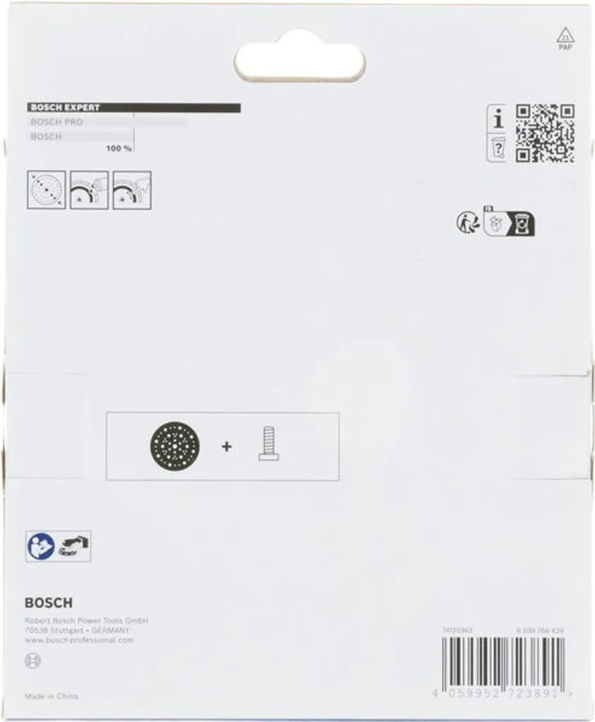Supporto Bosch 2608001115 EXPERT 150 mm Medium per GEX 18V-150-3