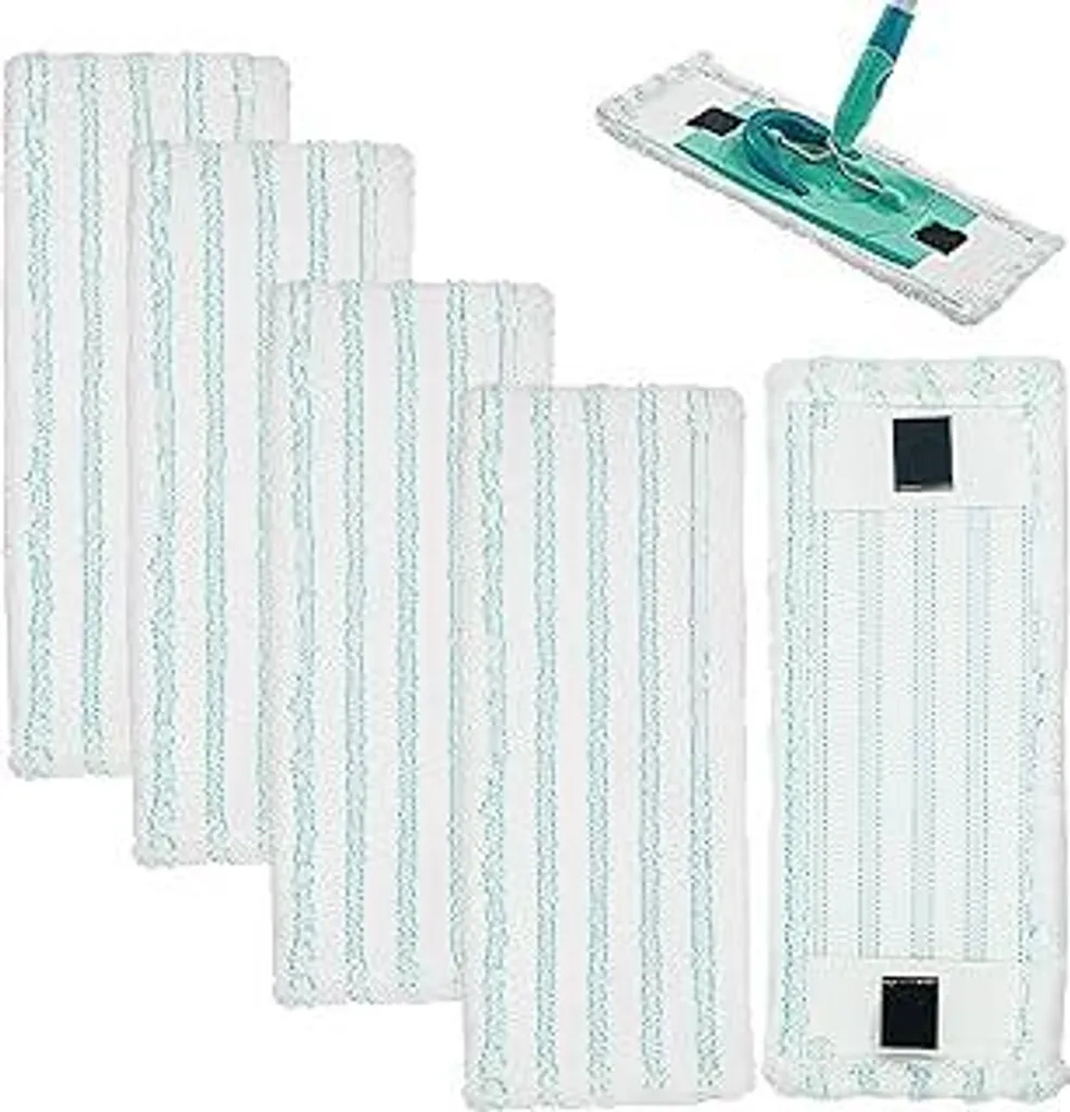 5x Panni Ricambio per Mocio Leifheit Clean Twist M Ergo Micro Duo