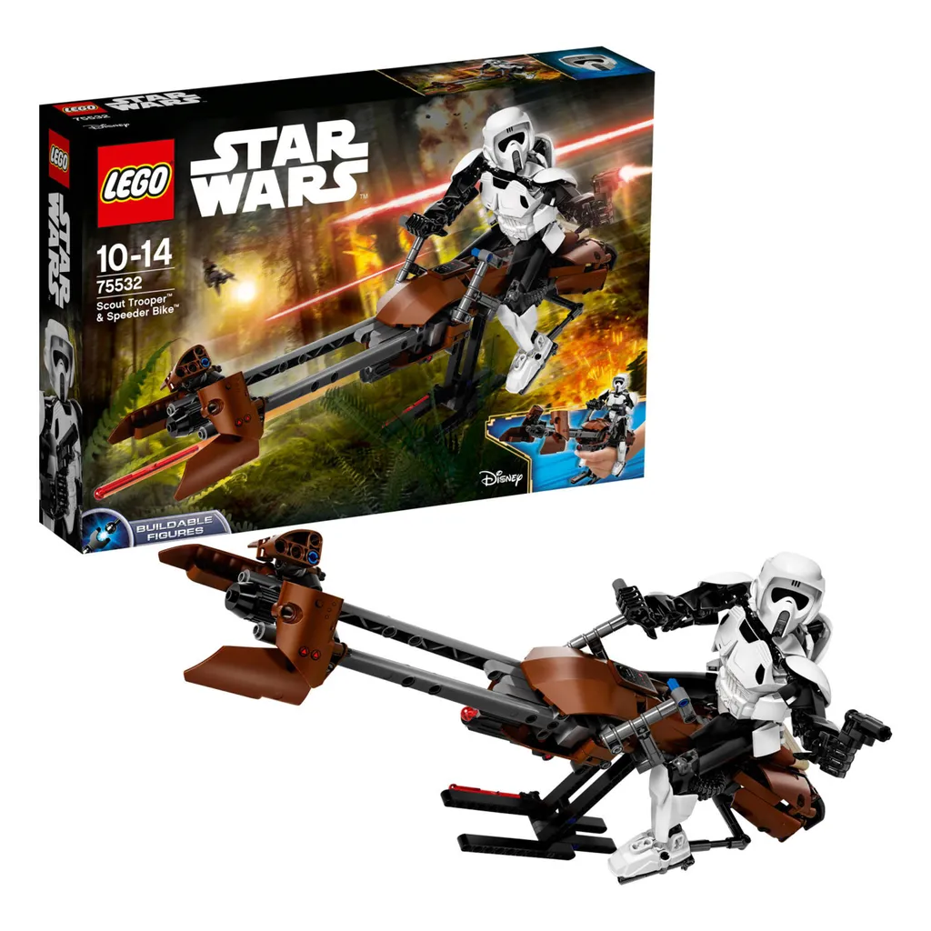 Maquette Star Wars LEGO 75532 Scout Trooper Speeder Bike pour Collection
