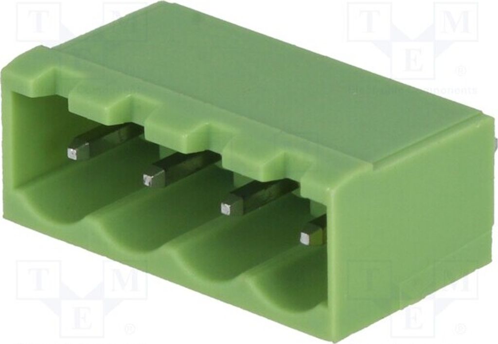 10x Klemmleiste abschaltbar Wege: 4 R. Kontakt-: 5mm gerade Buchse XY2500V-B(5.0)-4P