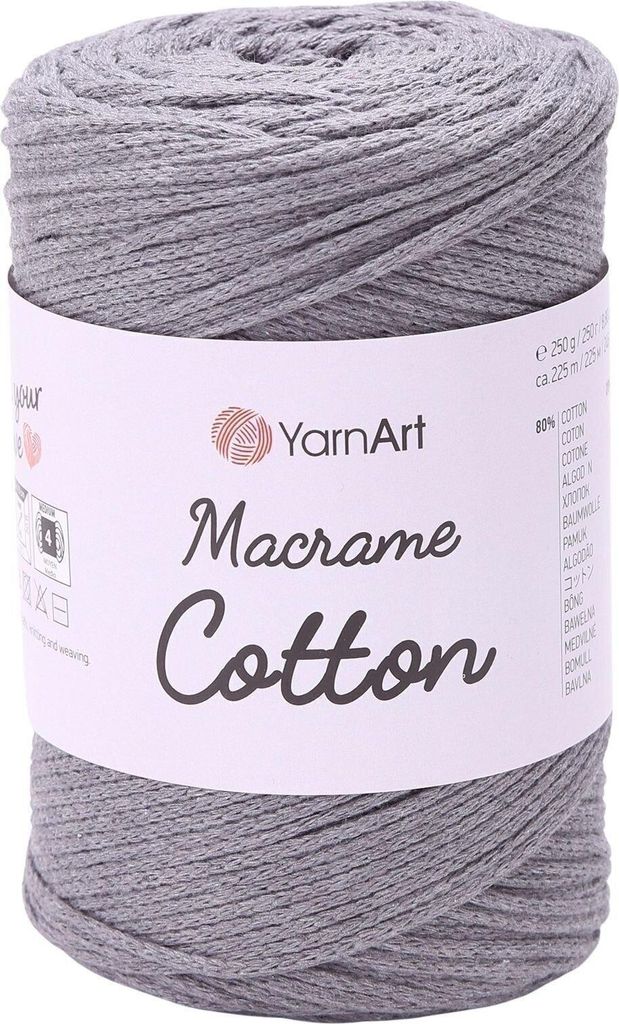 Yarn Art Macrame Bawełna 2 mm 225 m 774 Mauve Sznurek Zdjęcie produktu 