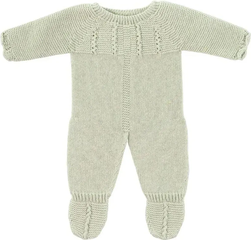 Pyjama pour poupon 40cm vert Miniland, vêtement et accessoire mode