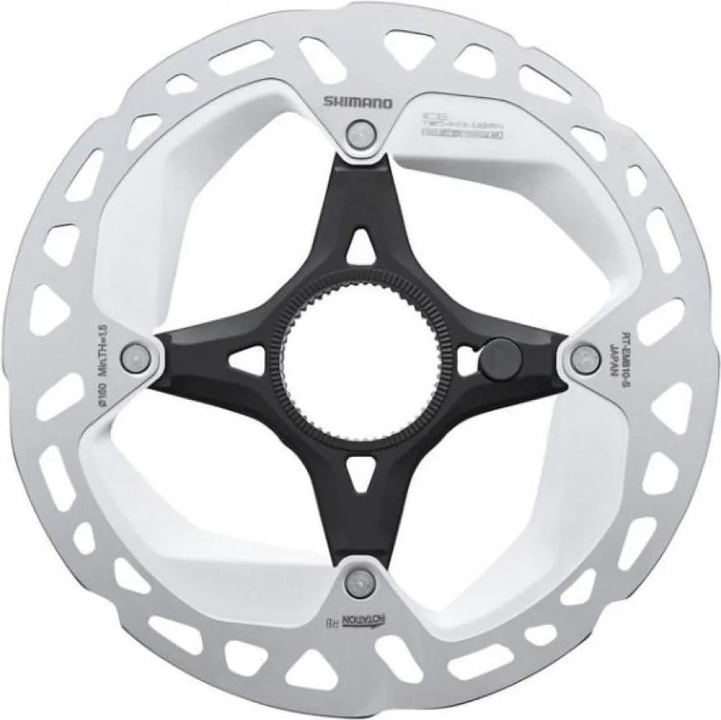 Rotor de frein pour vélo électrique Shimano RT-EM810 Center Lock argent