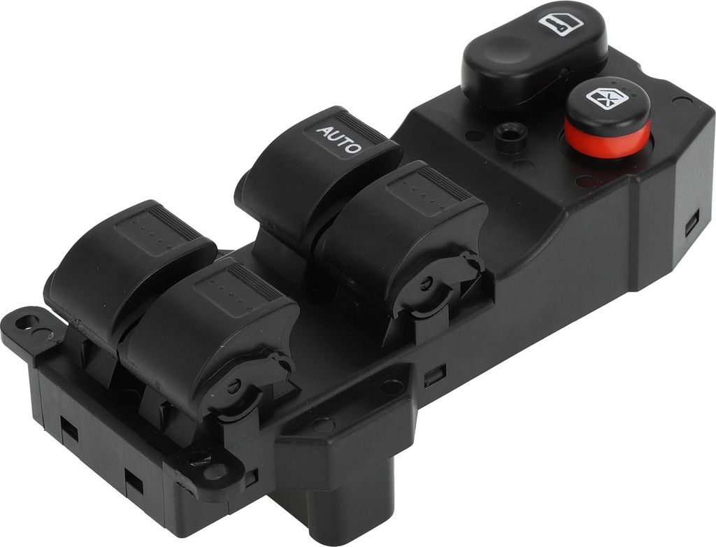 Auto-Power-Fensterschalter Nr. 35750SELP11 Vorderer linker Fahrerseiten-Fenstersteuerungsschalter für Honda Fit 2007-2008 Schwarz