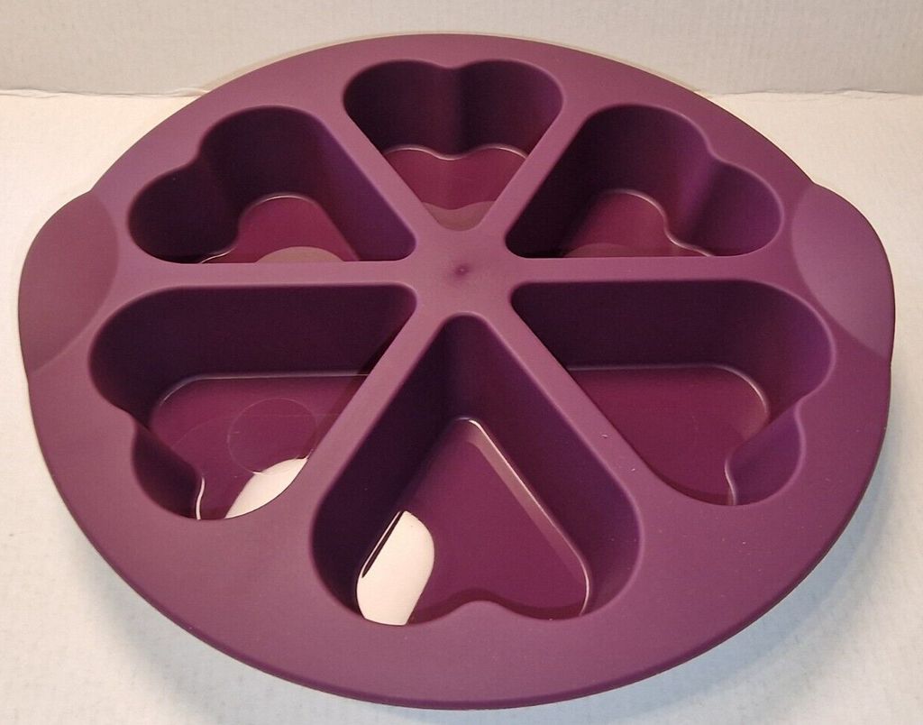 Tupperware Silikon Muffin Eis Herz-Backform