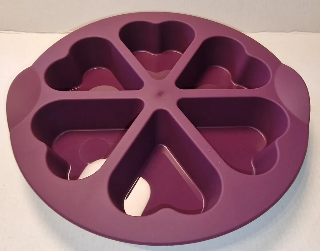 Stampo Silicone Tupperware per Muffin e Cuori - Cucina Creativa Sana