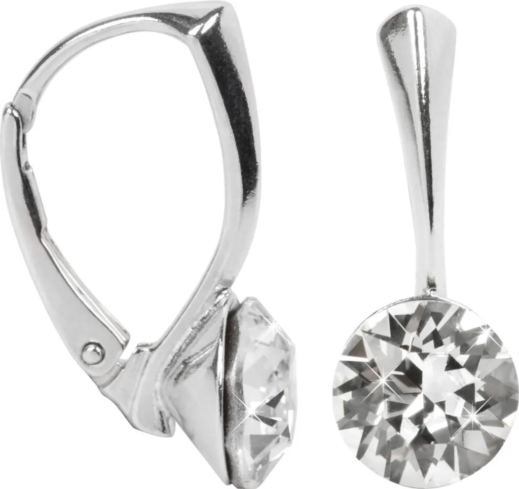 Boucles d'oreilles argent hypoallergénique cristal Xirius anti-terne