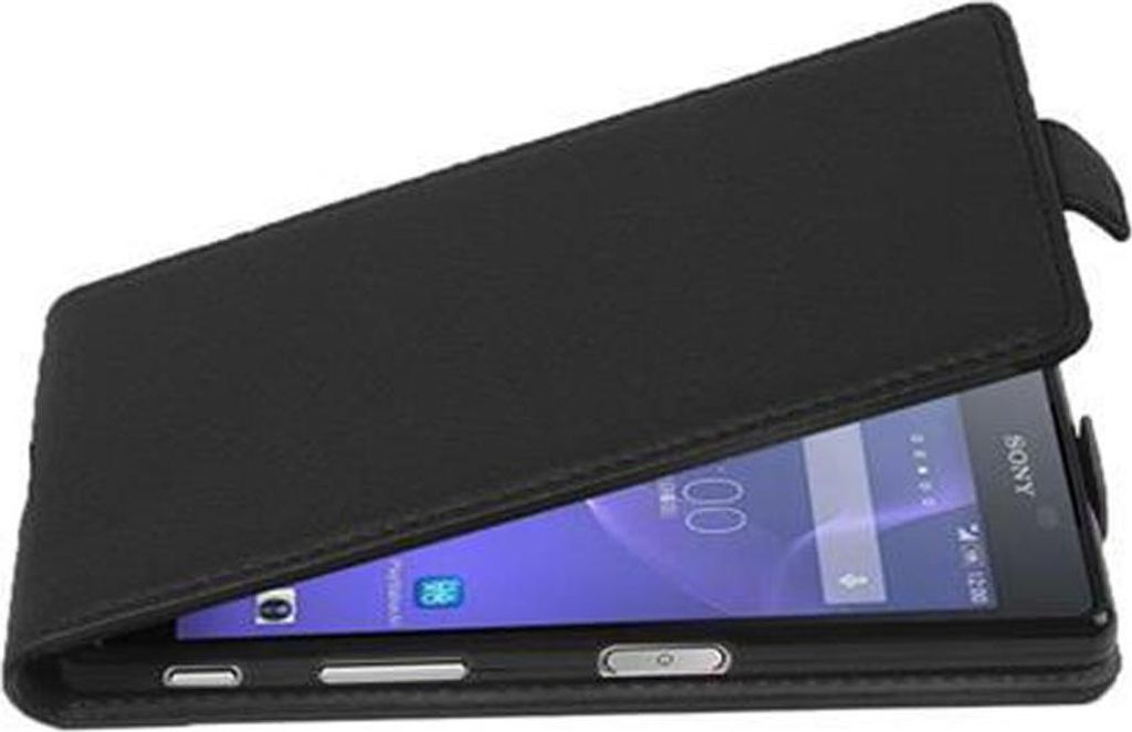 Cadorabo Housse pour Sony Xperia X Housse en noir Flip Etui Image du produit 