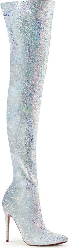 COURTLY-3015 Damen Boots von Pleaser, Weiß Mehrfarbig , EU Produktbild 