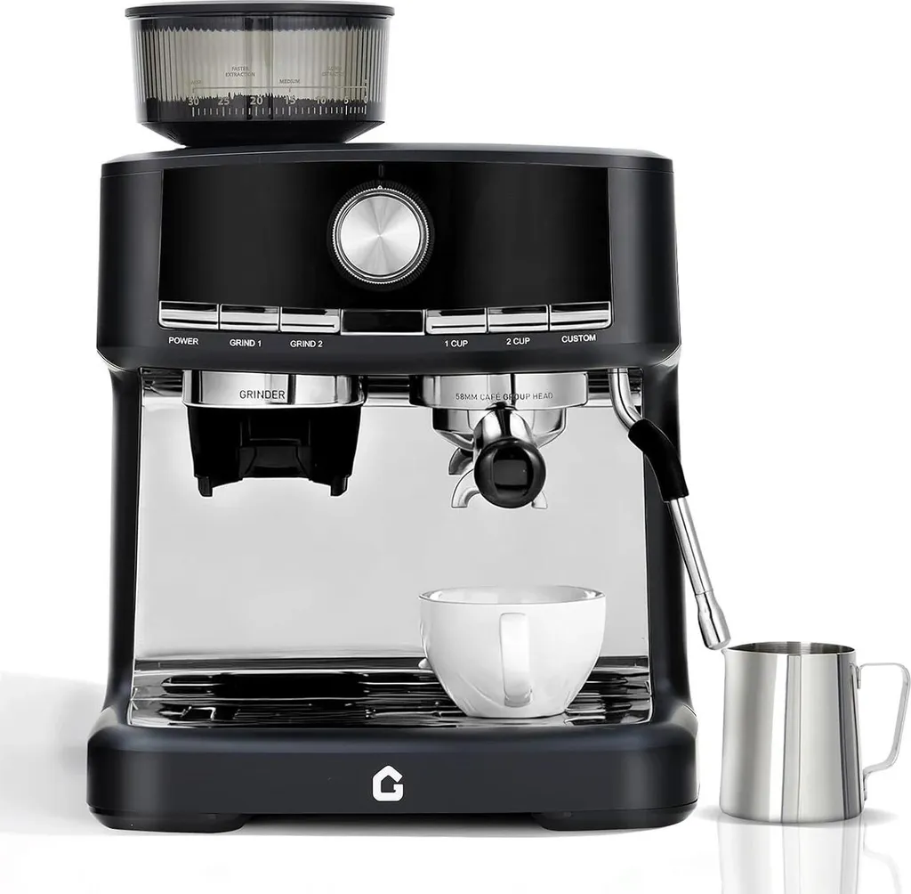 Machine à expresso pour latte et cappuccino - Mousseur à lait intégré