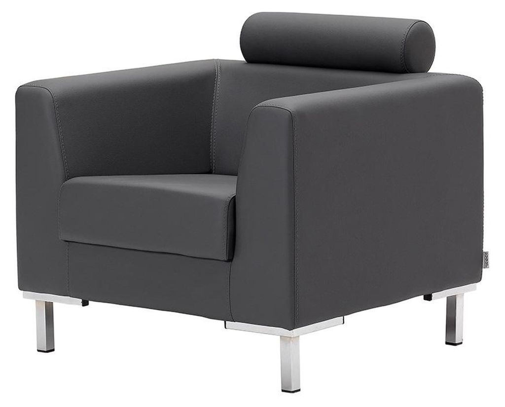 Sessel Couch Polster Sitz Leder Designer Textil 1 Sitzer Couchen Polster