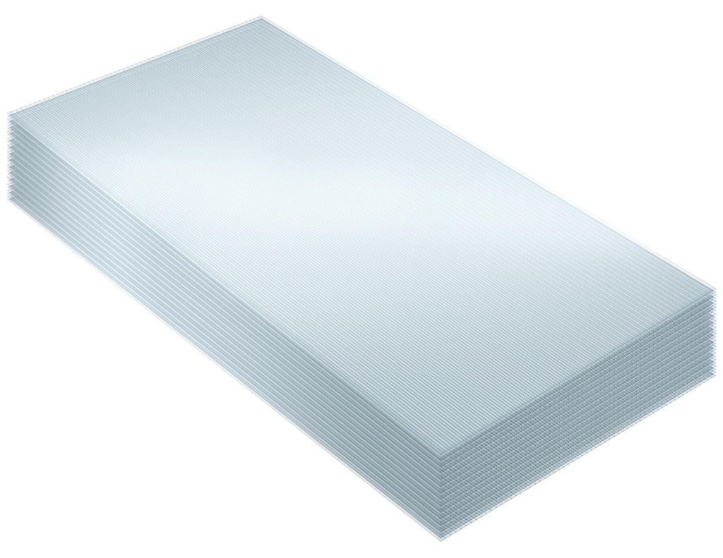 tectake® 14er Set Doppelstegplatten Shiny 10,25 m² Produktbild 