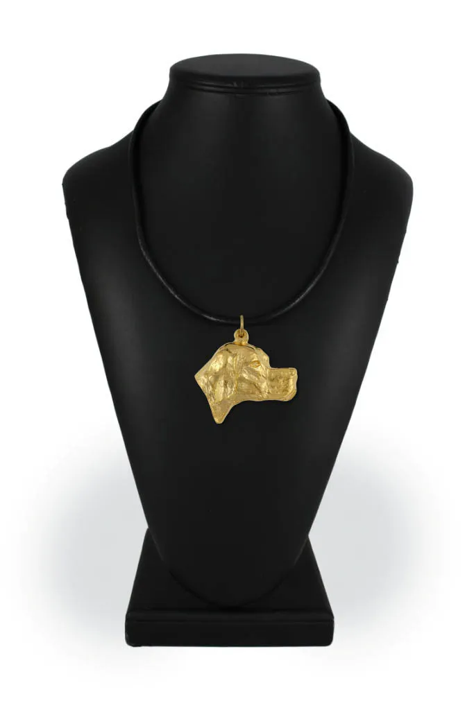 Segugio Inglese Collana Art-Dog Placcata Oro 24K - Regalo Cinofilo - 4