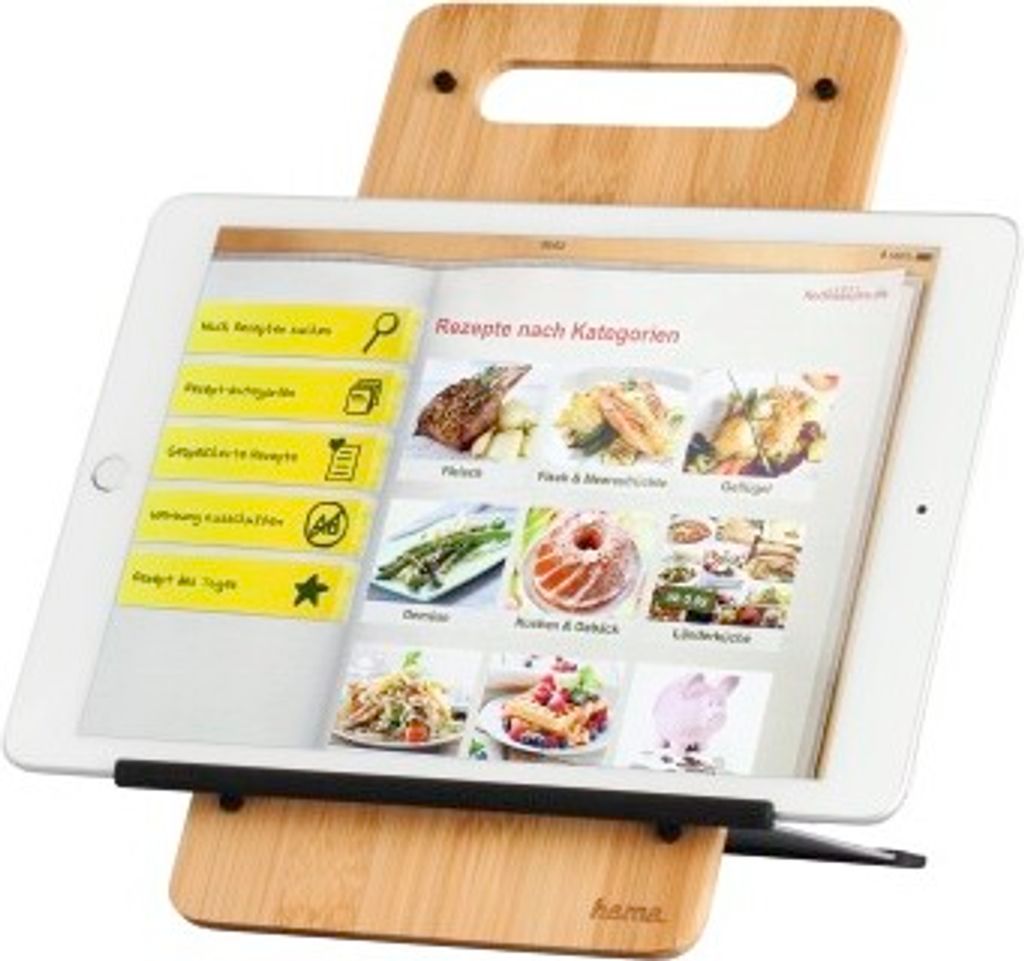 Hama"Timber" Ständer für 7 bis 10,5 Zoll Tablets Bambus