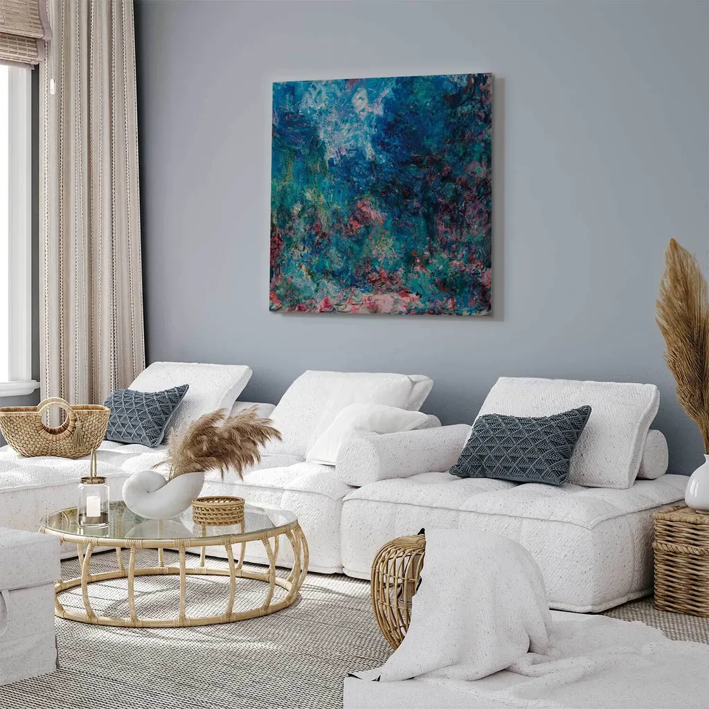 Offerta Quadro Monet 70x70 cm - Tela Vlies Decorativa Murando - 3