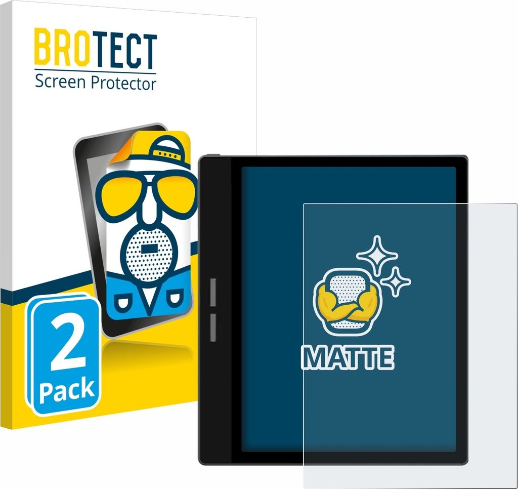 2x BROTECT Schutzfolie für Bigme B751C Displayschutz Displayschutzfolie Folie Matt Entspiegelungsfolie