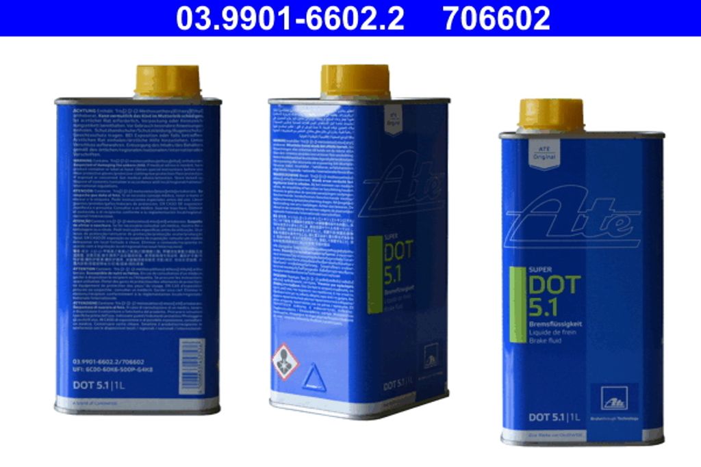 Liquido per freni ATE "Super DOT 5.1" DOT in lattina da 1 Immagine del prodotto 