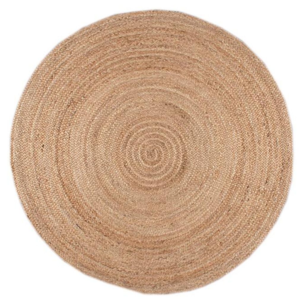 Jute Teppich Rund - Fair Natur Produktbild 