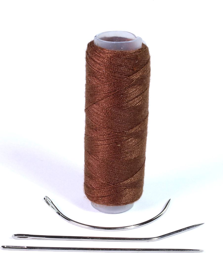 hair2heart Extension Tools - Tressier Set mit Nadel und Faden für die Extension Weaving Methode, für Haarverlängerungen, zum Anbringen von Tress...