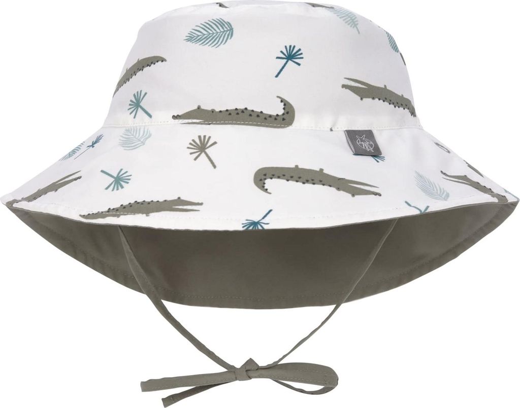 LÄSSIG Baby Kinder Sonnenhut Strandhut Sommerhut Sonnenschutz Kinderhut Babymütze wendbar atmungsaktiv UV-Schutz 80/Sun Protection Bucket Hat, Cr...