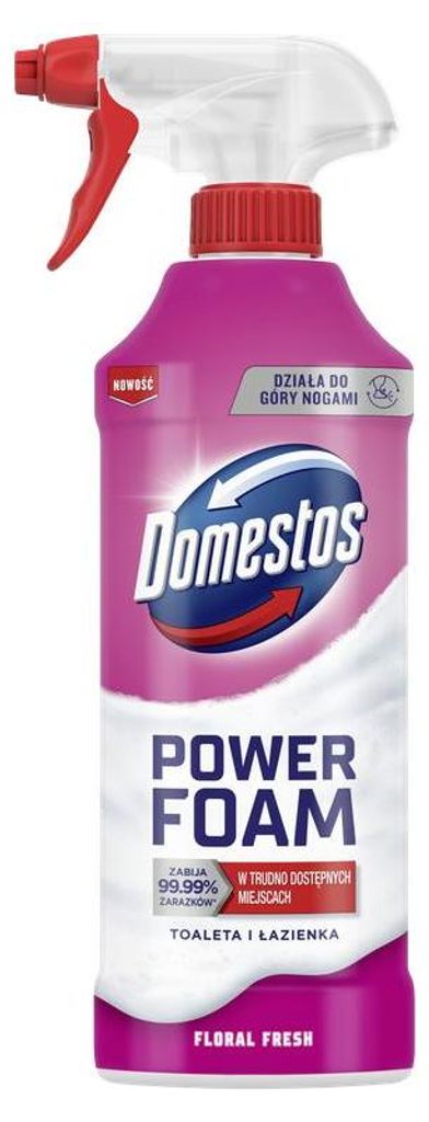 Domestos Power Foam Czyszcząca Piana Toaleta i Łazienka Zdjęcie produktu 