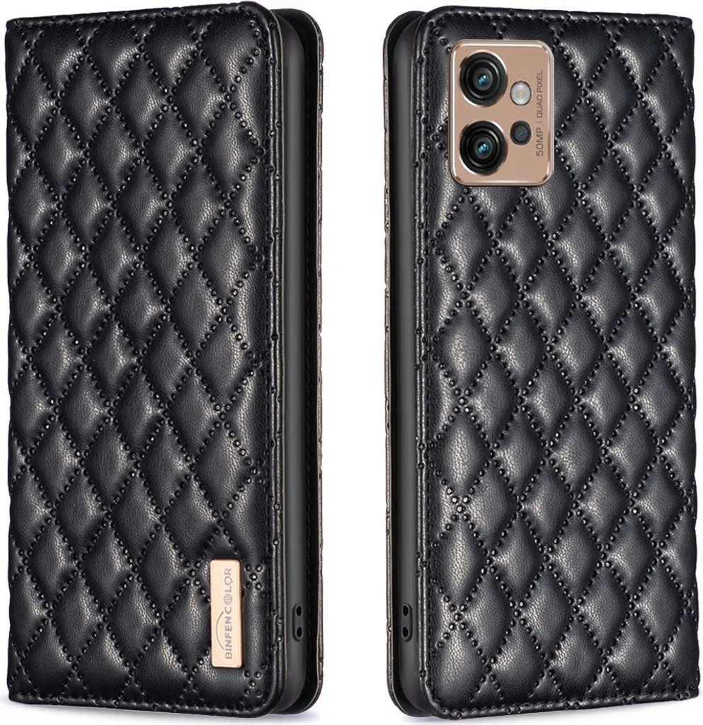 Custodia Motorola Moto G32 Pelle Flip Nera: Protezione Essenziale