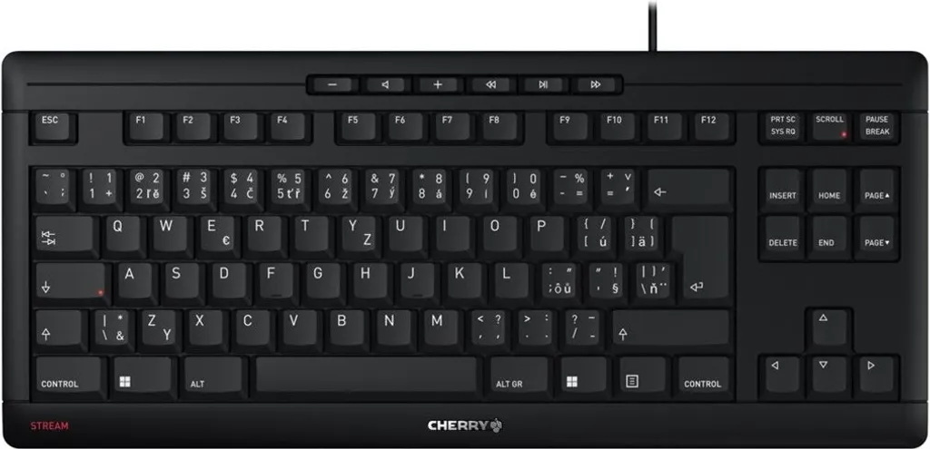 Clavier sans Pavé Numérique Cherry STREAM TKL Évite Douleur Poignet